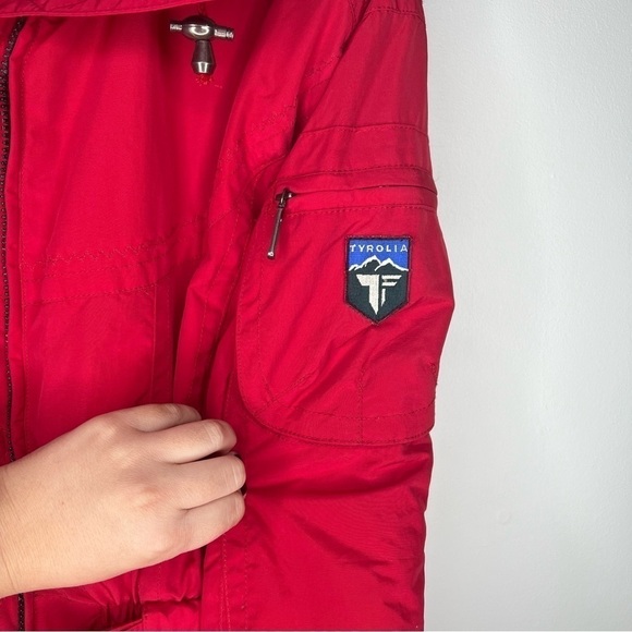 NWT Vintage Tyrolia Onsie Ski Suit Red Size 10 - Picture 8 of 13